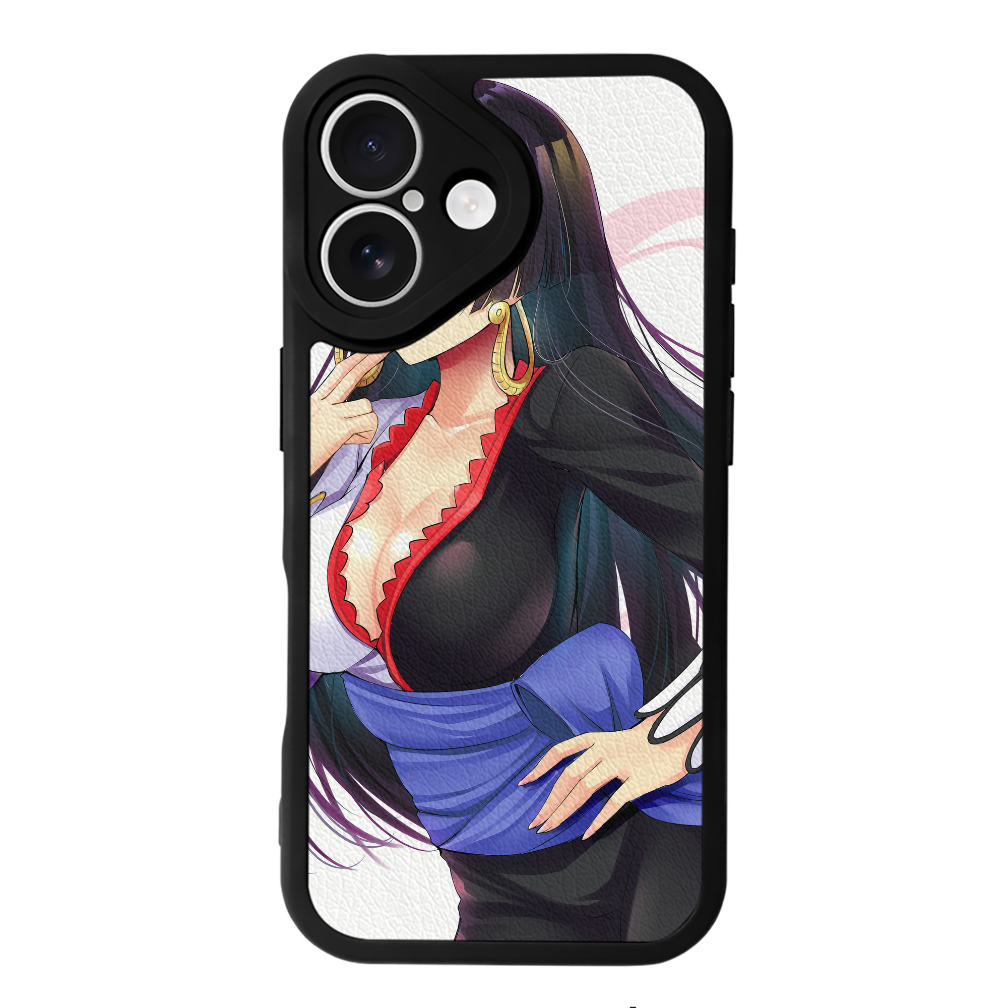 （画像用） ワンピース ONE PIECE 【iPhone 16シリーズ対応】シリコンスマホケース（レザー調） 材質：シリコン